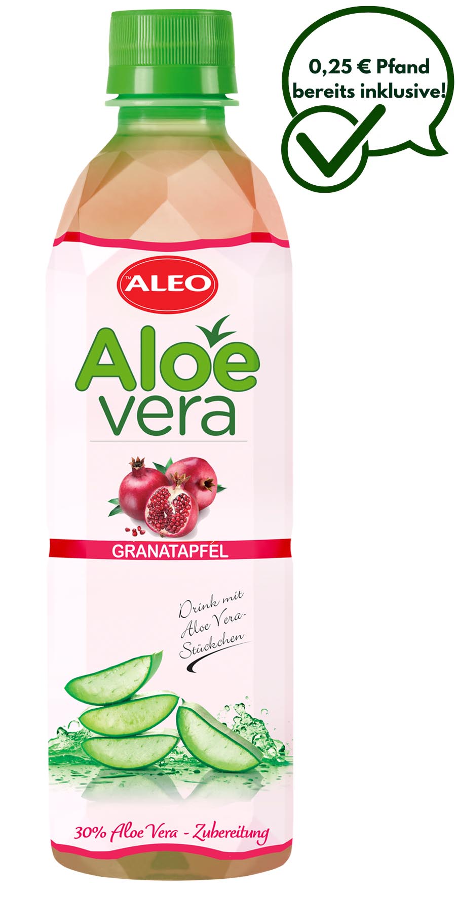 ALEO Aloe Vera Granatapfel 0,5L