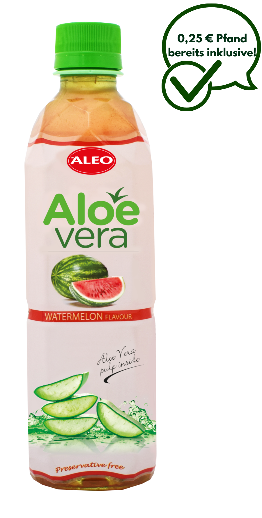 ALEO Aloe Vera Wassermelone 0,5L